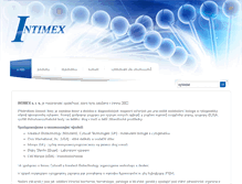 Tablet Screenshot of intimex.cz